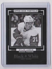 2015-16 Upper Deck Portfolio #336 Dylan Larkin Rookie Phenom Black & White